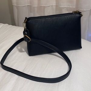 Target black with gold detail purse